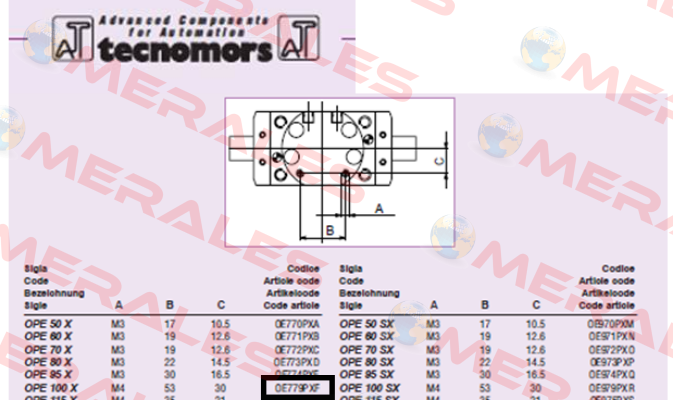 OPE100X                 Tecnomors