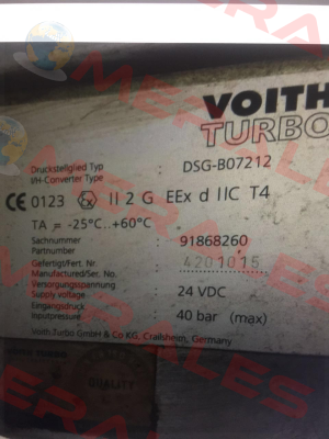 DSG-B07212  Voith