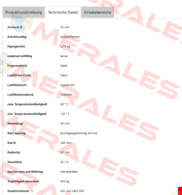 VUAS-100-50-50-P25-PFN Torwegge