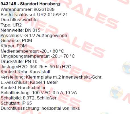 UR2-015AP-21  Honsberg