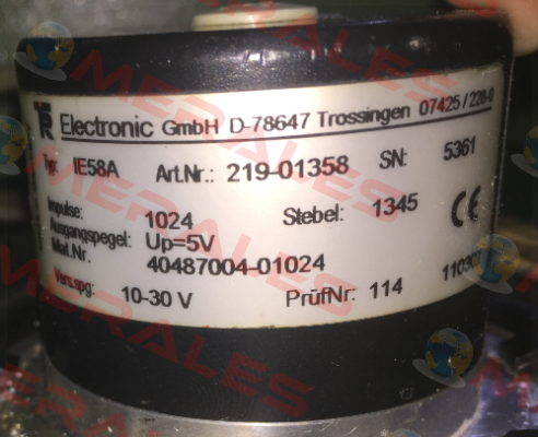 219-01358 TR Electronic