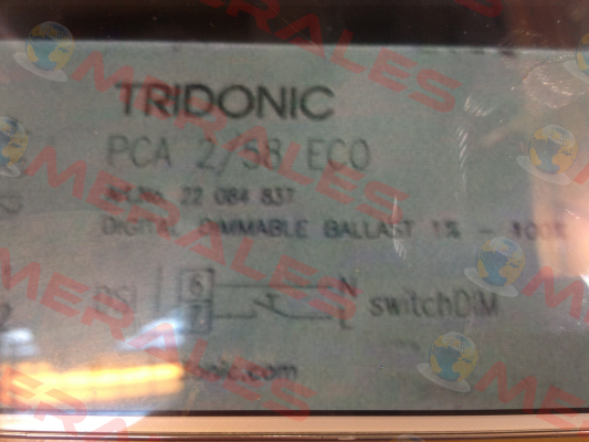 PCA 2/58 ECO Tridonic