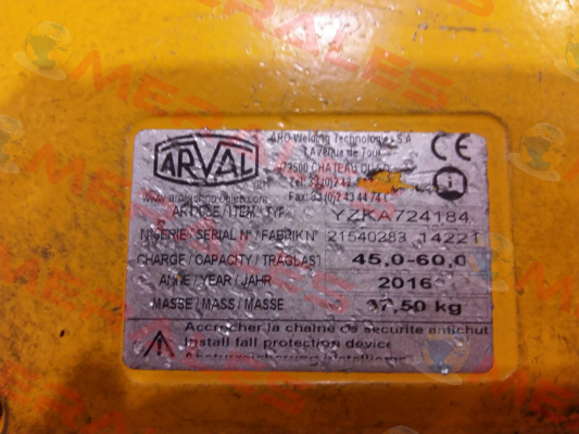 YZKA724184  ARVAL