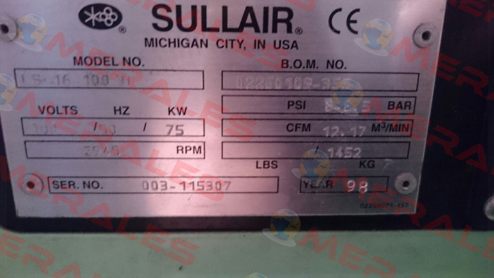 02250109-355,obsolete,alternative complete unit model ST7508   Sullair