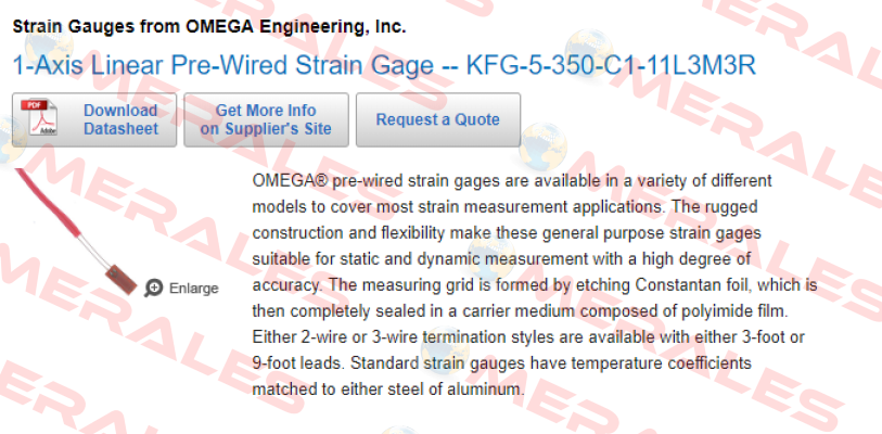 KFG-5-350-C1-11L3M3R  Omega