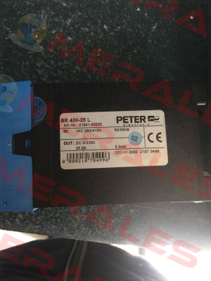 21801.40025  replaced by 2B200.40025  Peter Electronic