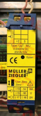 UgT-MU Eingang 0-200 mV Müller Ziegler