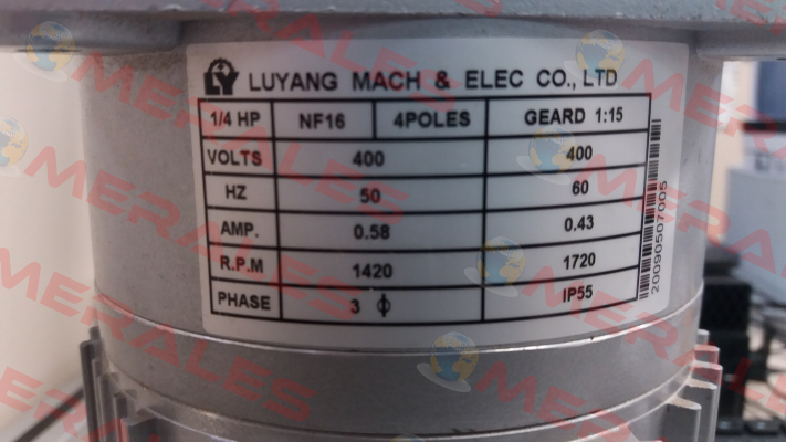 J220-200-15-U1T54-G3 Luyang Gear Motor