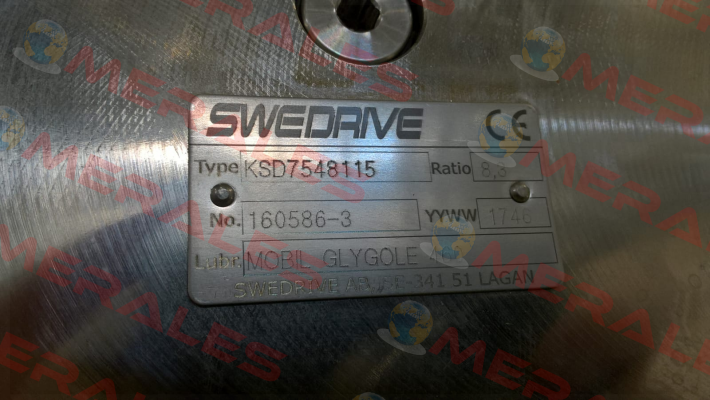 KSD7548115  OEM for VALMET  Swedrive