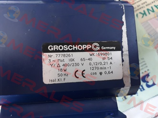 7778261  OEM  Groschopp