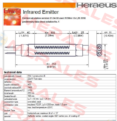 80150586 Heraeus