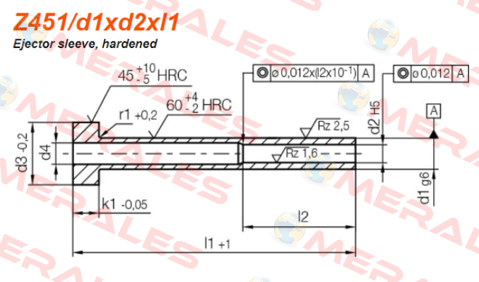 451/3x1,5x50 Hasco