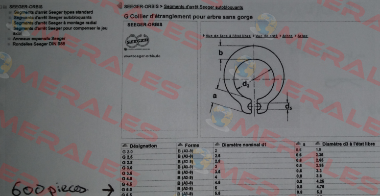 G 5.0 Seeger Orbis