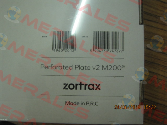 Perforated Plate v2 for M200 Zortrax