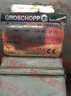 WK 1458304, Nr. 6247524 oem Groschopp