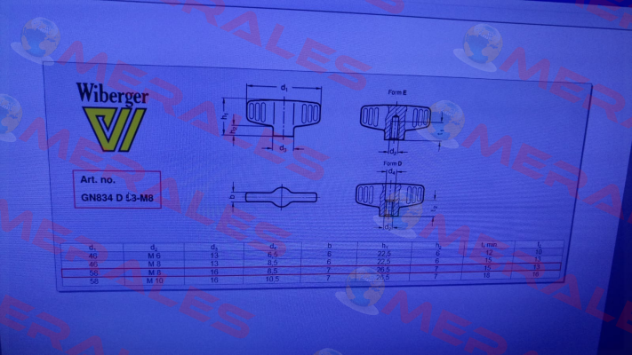 GN 834-58-M8-D-MT Wiberger