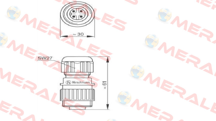 CA 3 LS   900368  Belden (Lumberg / Hirschmann)