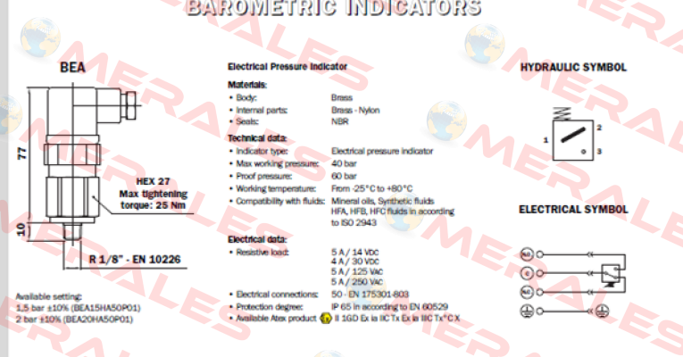 BEA25AHA51P01 MP Filtri