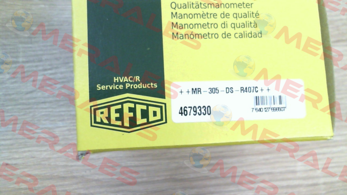 p/n: 4679330, Type: ++MR-305-DS-R407C++ Refco