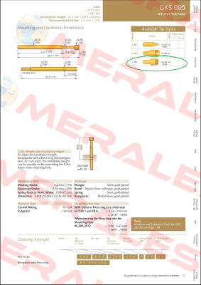 GKS-005 206 396 A 3000 (GKS-005-0004) Ingun