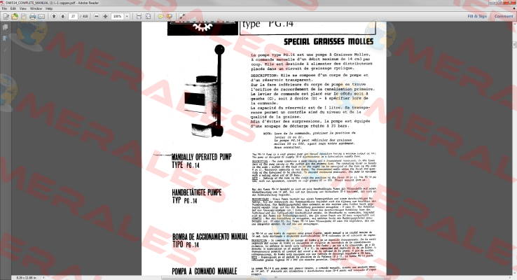 PG-14 alternative PFE-15-1.0  Mecafluid