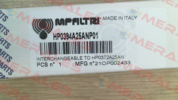 1652 / HP-039-4-A25-A-N-P01 MP Filtri