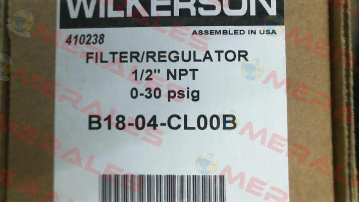 B18-04-CL00B Wilkerson