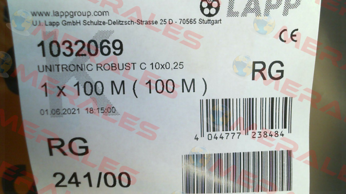 1032069 (roll x100 meters) Lapp Kabel