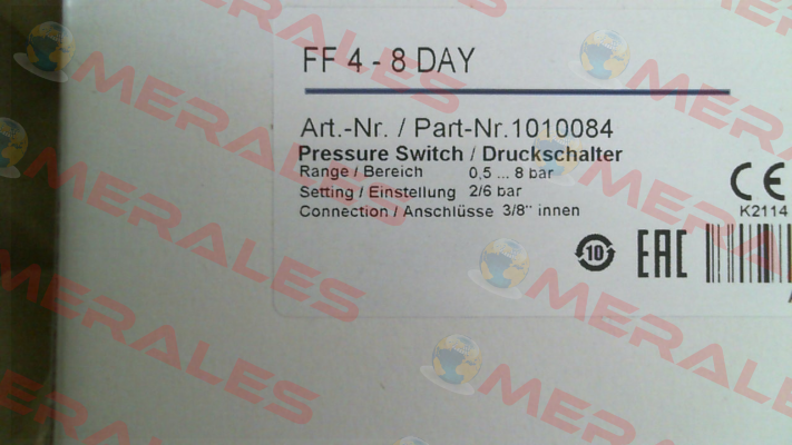 1010084 (FF4- 8 DAY) Tival-Sensors