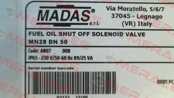 MN28 DN 50 (AN07 008) Madas