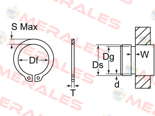 DSHR-025 Rotor Clip