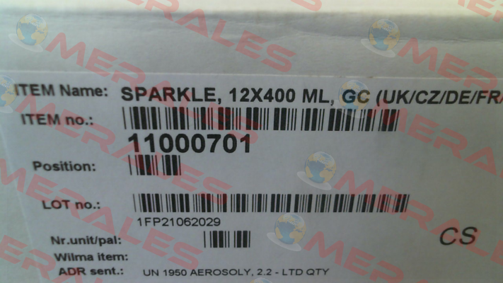 1100 0701 Sparkle (1 pack - 12 pcsX400 ML) Chemsearch