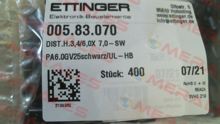 005.83.070 Ettinger