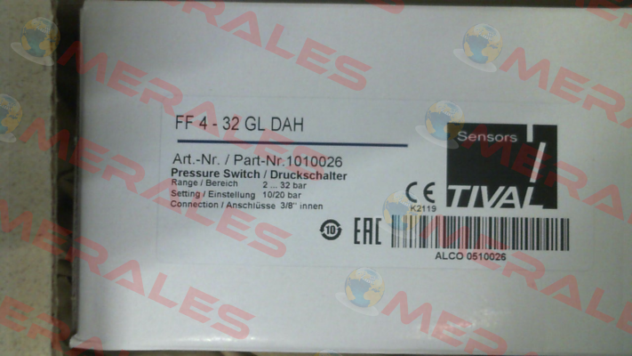 Type: FF4- 32 GL DAH (Art.Nr.1010026) Tival-Sensors