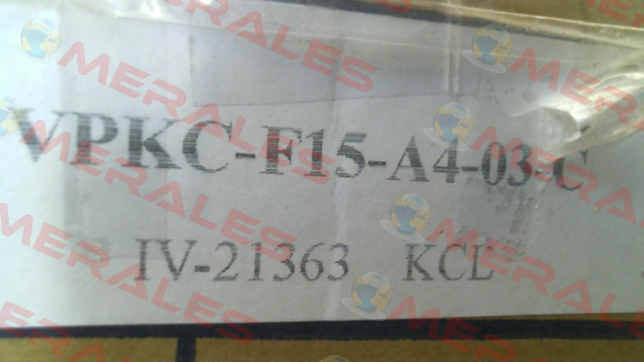 VPKC-F15-A4-03-C KCL HYDRAULIC PUMPS