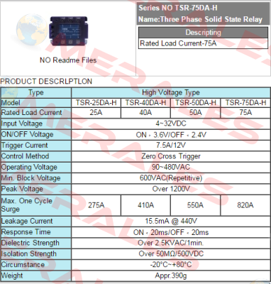 TSR-75DA  Fotek