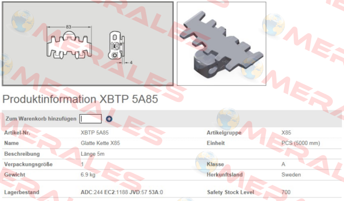 XBTP 5A85 FlexLink