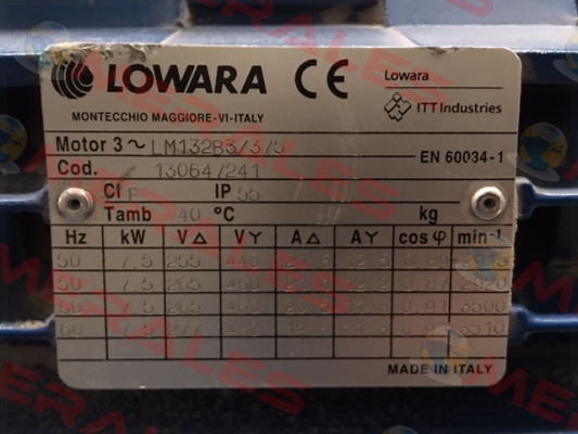 PLM132B3/375 IE2  Lowara