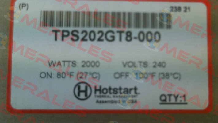 TPS202GT8-000 Hotstart