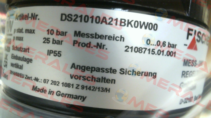 DS21010A21BK0W00 Fischer