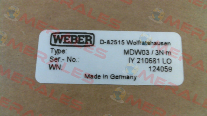 124059 Weber