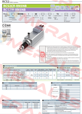 RCS2CR-RP5NB-I-60-10-50-T2-S-K3 IAI