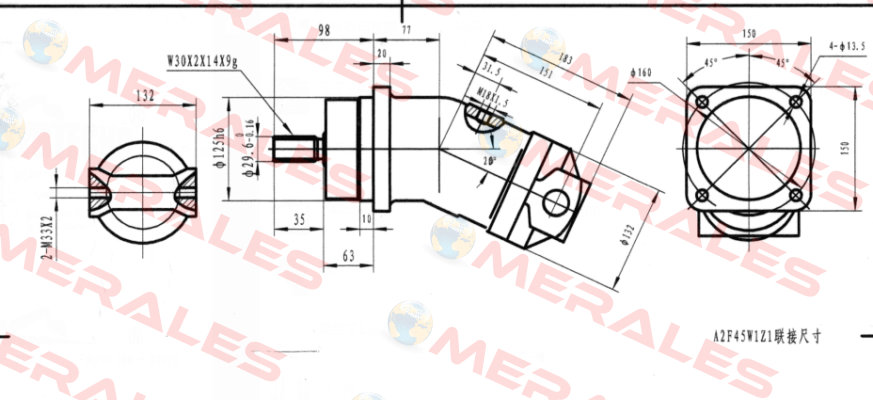 (4867868)  A2F45W1P2  Rexroth