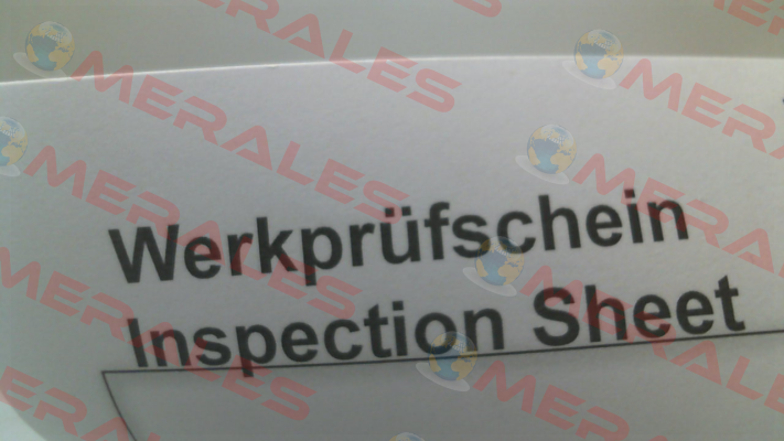 Werksprüfschein Tastotherm