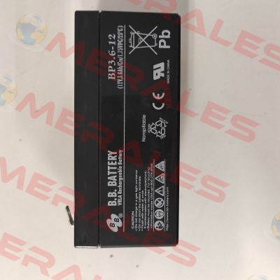 BP3.6-12 B.B. Battery