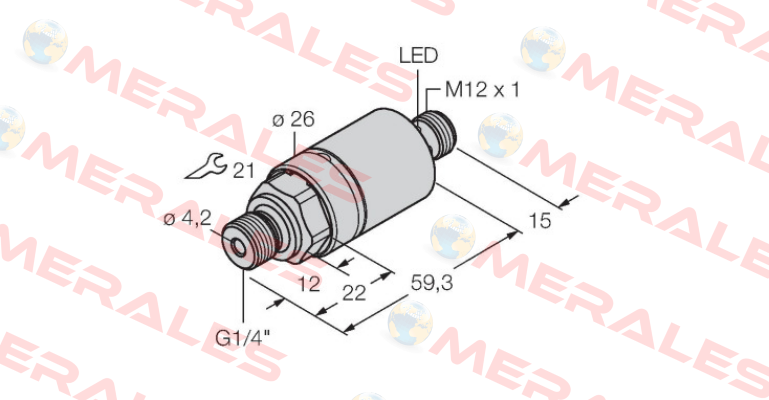 PC003V-204-2UPN8X-H1141 Turck