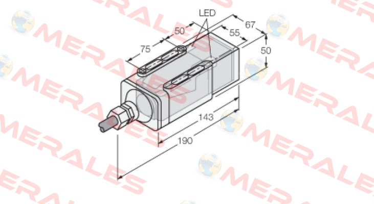 NI35-CP40-VP4X2/S369-F 30M Turck