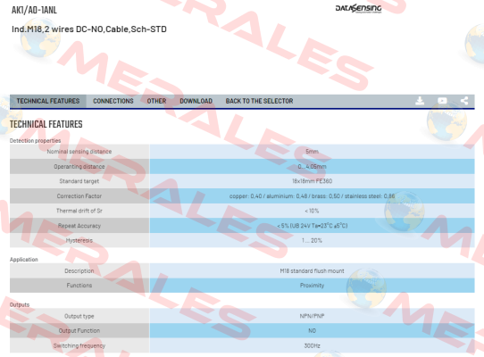 AK1/A0-1ANL Micro Detectors / Diell