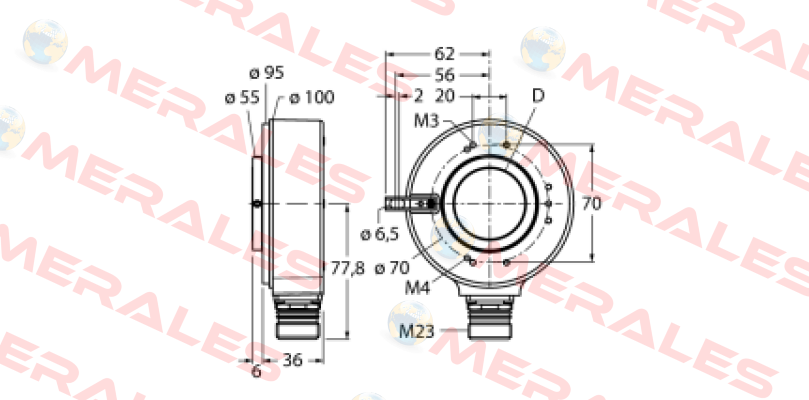 RI-42H30S4-2B1024-12M23 Turck