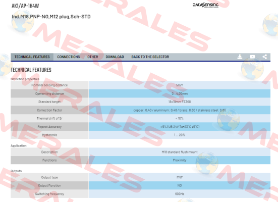 AK1/AP-1H4W Micro Detectors / Diell